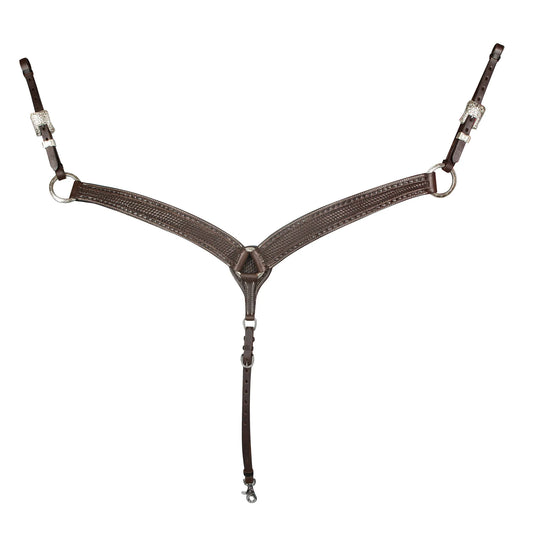 Tabelo Breast Collar - Brown HORSE 1 for horses Saddles & Accessories, Western Tack, Collars