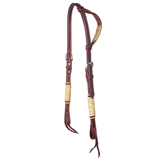 Tabelo Ear Headstall w/ Rawhide - & Reins, Western Headstall, Tack Harness HORSE