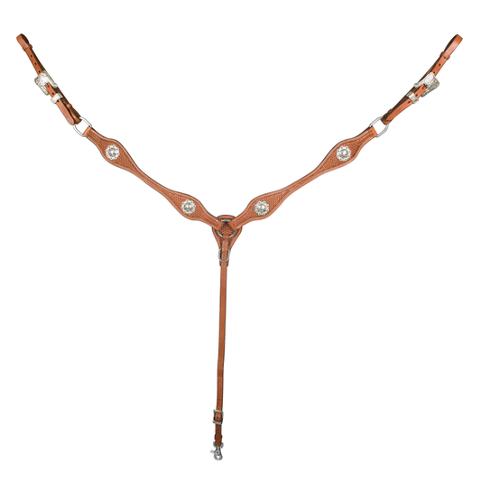 Tabelo Breast Collar - Brown HORSE 1 for horses Saddles & Accessories, Western Tack, Collars