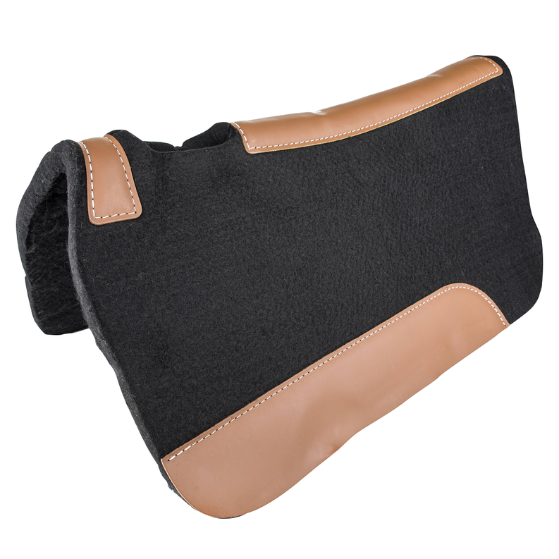 Tabelo Synthetic Felt Pad - Black 32 X 30 1 for horses Western Tack, Saddle Pads & Blankets,