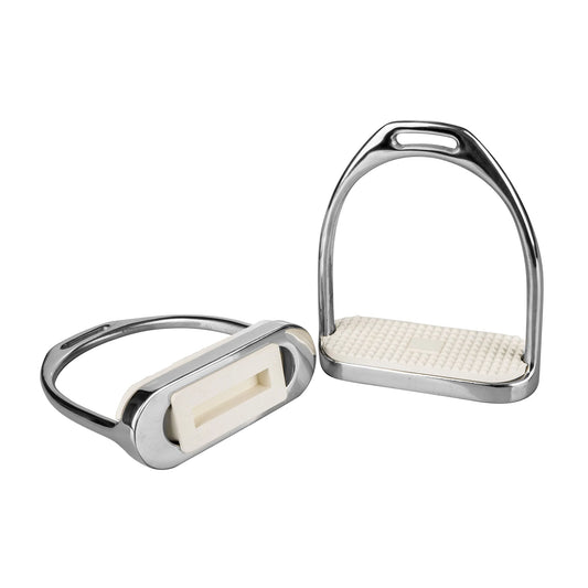 Gatsby Stainless Fillis Irons - 4 3/4" 1 for horses Stirrups, English Tack, and Composites