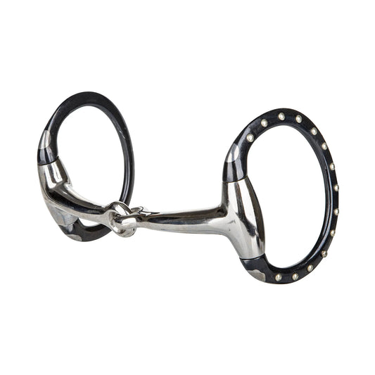 TABELO Eggbutt Snaffle Bit - Brushed-steel 5" 1 for horses Western Tack, Bits, Accessories