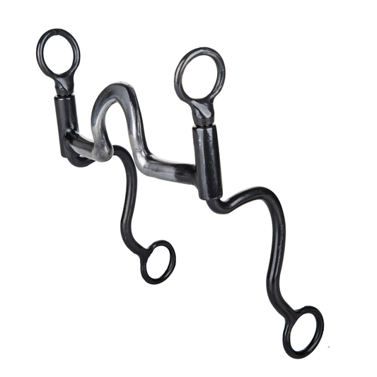 TABELO Cavalry High Port Bit - Black steel 5" 1 for horses Western Tack, Bits, Accessories