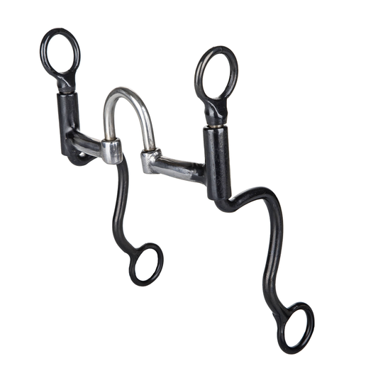 TABELO Cavalry Correction Bit - Black steel 5" 1 for horses Western Tack, Bits, Accessories