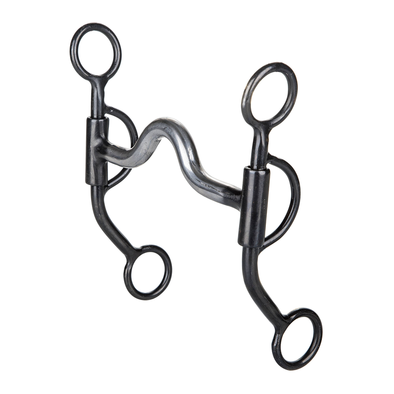 TABELO Medium Port Bit - Black 5" 1 for horses Western Tack, Bits, Accessories