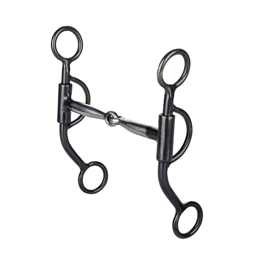 TABELO Snaffle Mouth Bit - Black 5" 1 for horses Western Tack, Bits, Accessories