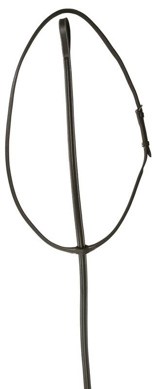 Da Vinci Plain Raised Standing Martingale - Dark brown OVERSIZE 1 for horses Martingales & Breastplates, English...