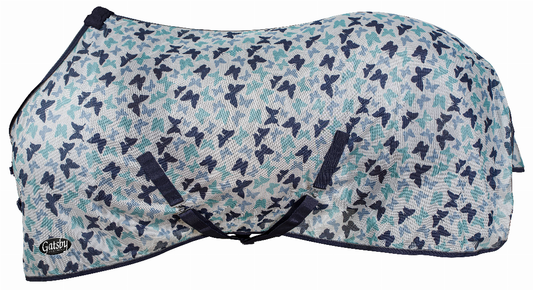 Gatsby Bug-Free Butterfly Print Fly Sheet - 84" 1 for horses Protection, Sheets, Horse Clothing