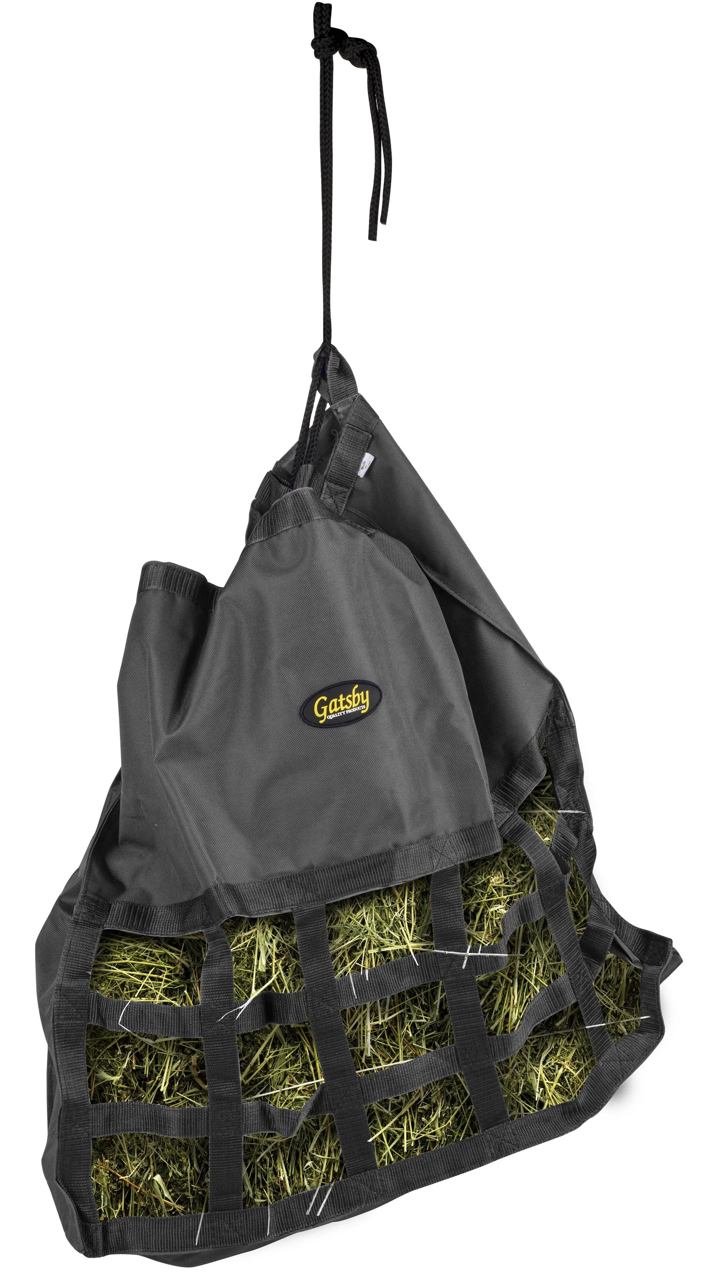 Gatsby Nylon Scratchless Slow Feed Hay Bag - Feeding and Watering, Bags & Nets, Stable Supplies Black