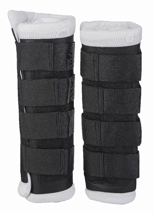 Gatsby Nylon Rapid-Horse Wraps - Set of 2 Black 14" 1 for horses Western Tack, Horse Boots &