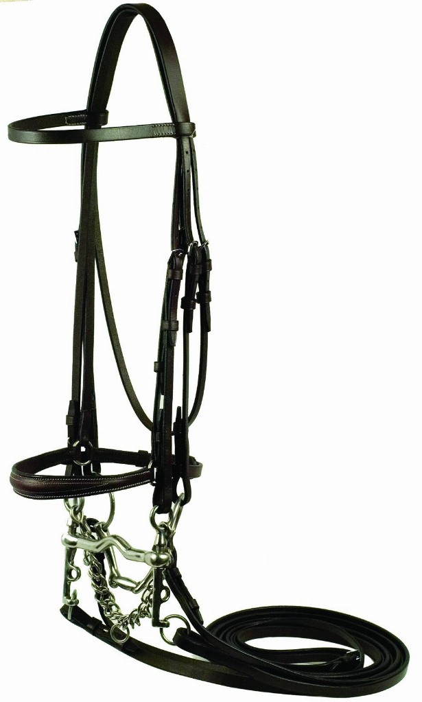 Gatsby Weymouth Double Bridle - Havanna HORSE 1 for horses English Bridles, Bridles & Reins, Tack