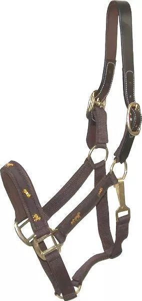 Gatsby Nylon Breakaway Halter with Horse Overlay & Snap