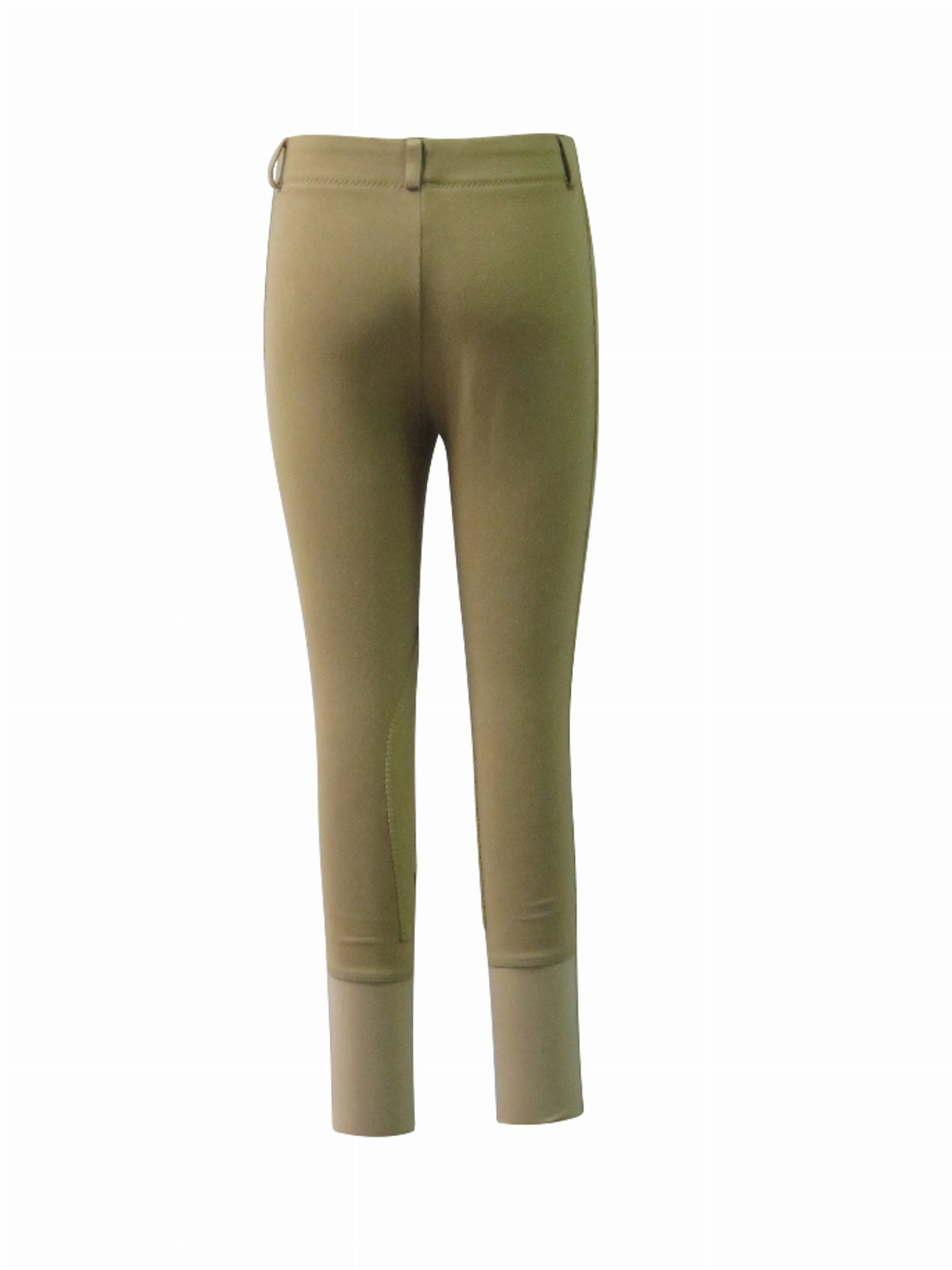 TuffRider Children's Cotton Pull-On Knee Patch Breeches - Sand 6 1 for equestrians & Tights,...