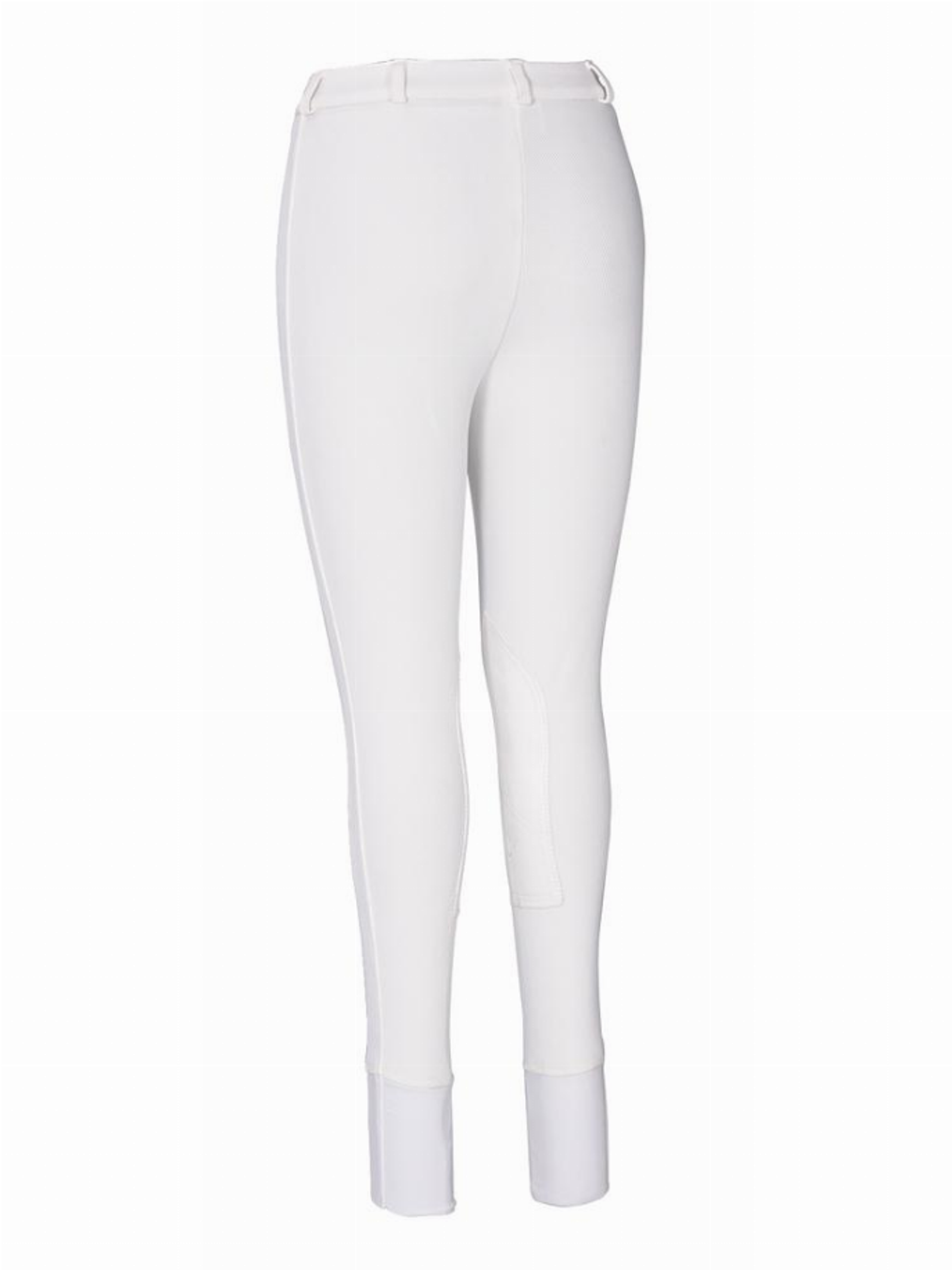 TuffRider Ladies Ribb Knee Patch Breeches - white 24 1 for equestrians Apparel & Gear, Tights, Women'...