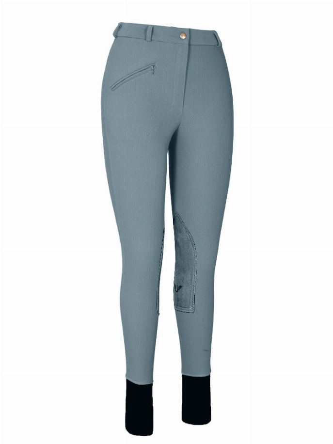 TuffRider Ladies Ribb Knee Patch Breeches - Duck green 36 1 for equestrians Apparel & Gear, Tights, W...