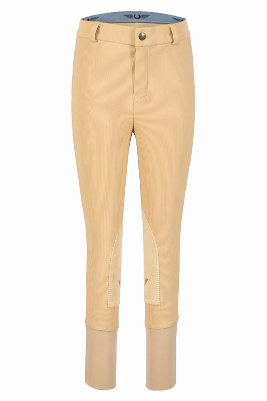 TuffRider Children's Ribb Knee Patch Breeches - White 6 1 for equestrians & Tights, Apparel ...