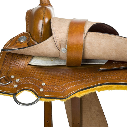 TuffRider Ranger Trail and Pleasure Western Saddle - tan 14 1 for horses Saddles, Saddles & Accessories,...