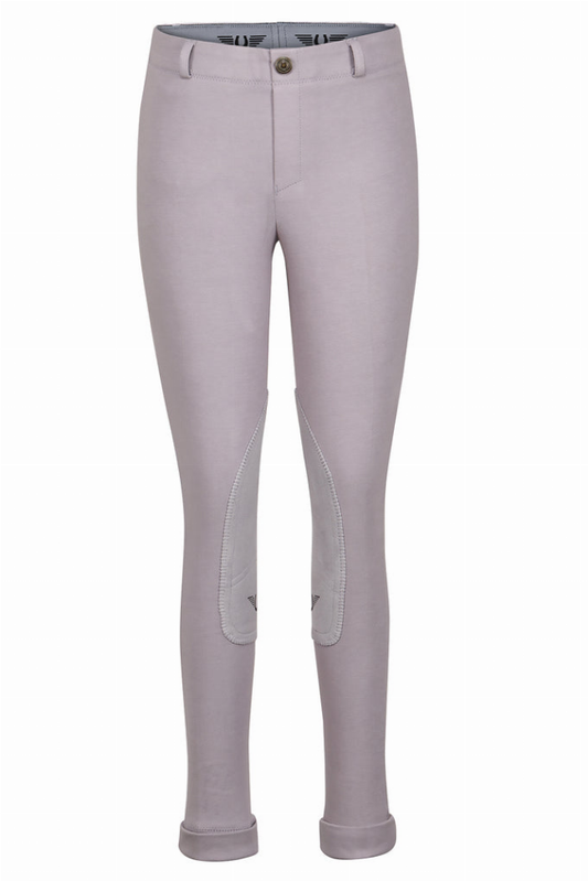 TuffRider Children's Whimsical Horse Embroidered Pull-On Jodhpurs - Lilac gray 6 1 for equestrians Apparel & Gea...