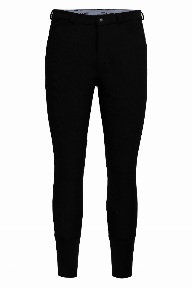 Tuffrider Men's Long Ribb Knee Patch Breeches