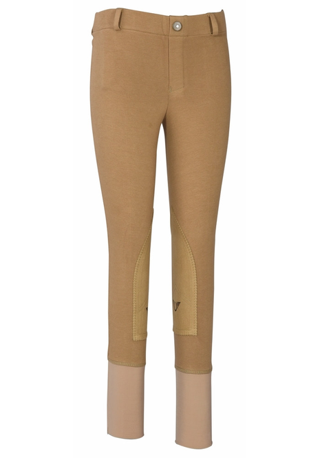 TuffRider Children's Starter Lowrise Pull-On Knee Patch Breeches