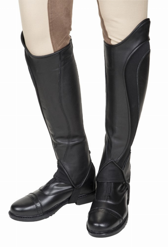 TuffRider Ladies Derby Leather Half Chaps