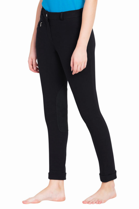 TuffRider Ladies Cotton Jodhpurs - Black 24 1 for equestrians Apparel & Gear, Breeches Tights