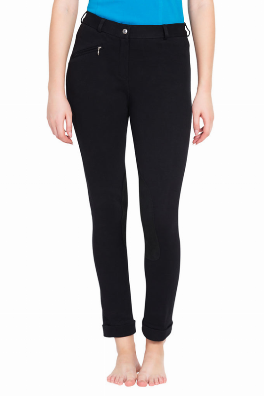 TuffRider Ladies Cotton Jodhpurs - Black 24 1 for equestrians Apparel & Gear, Breeches Tights