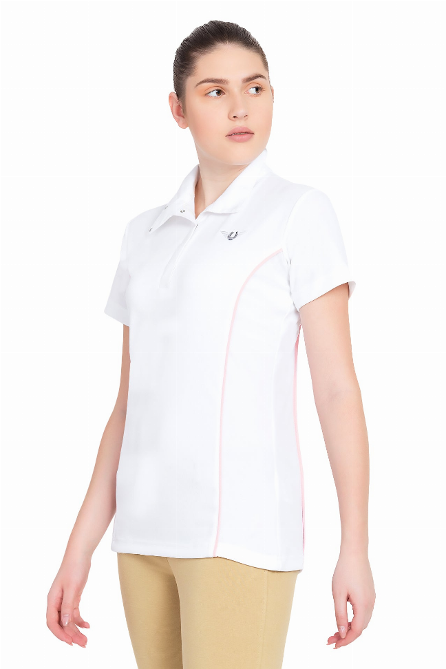 TuffRider Ladies Kirby Kwik Dry Short Sleeve Show Shirt