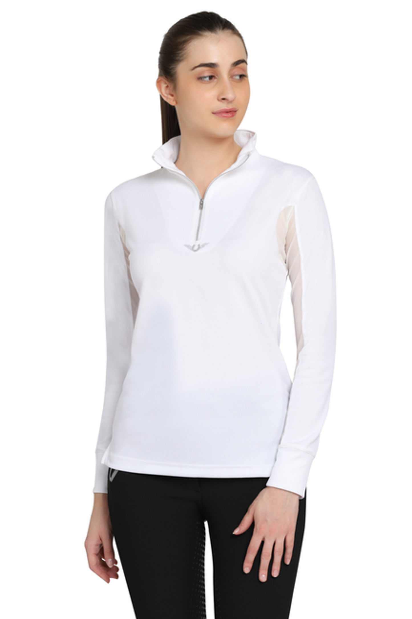 TuffRider Ladies Ventilated Technical Long Sleeve Sport Shirt