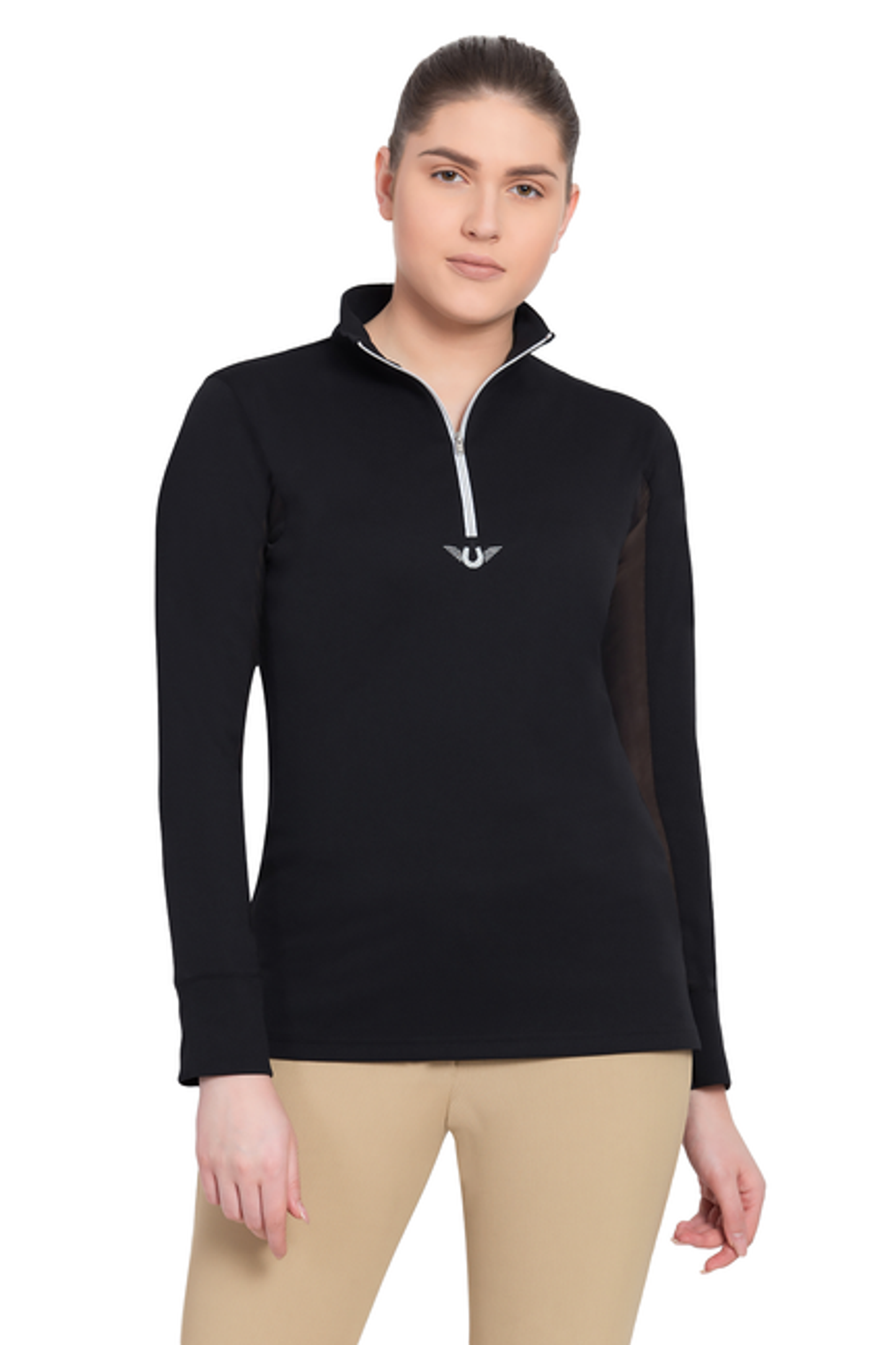 TuffRider Ladies Ventilated Technical Long Sleeve Sport Shirt