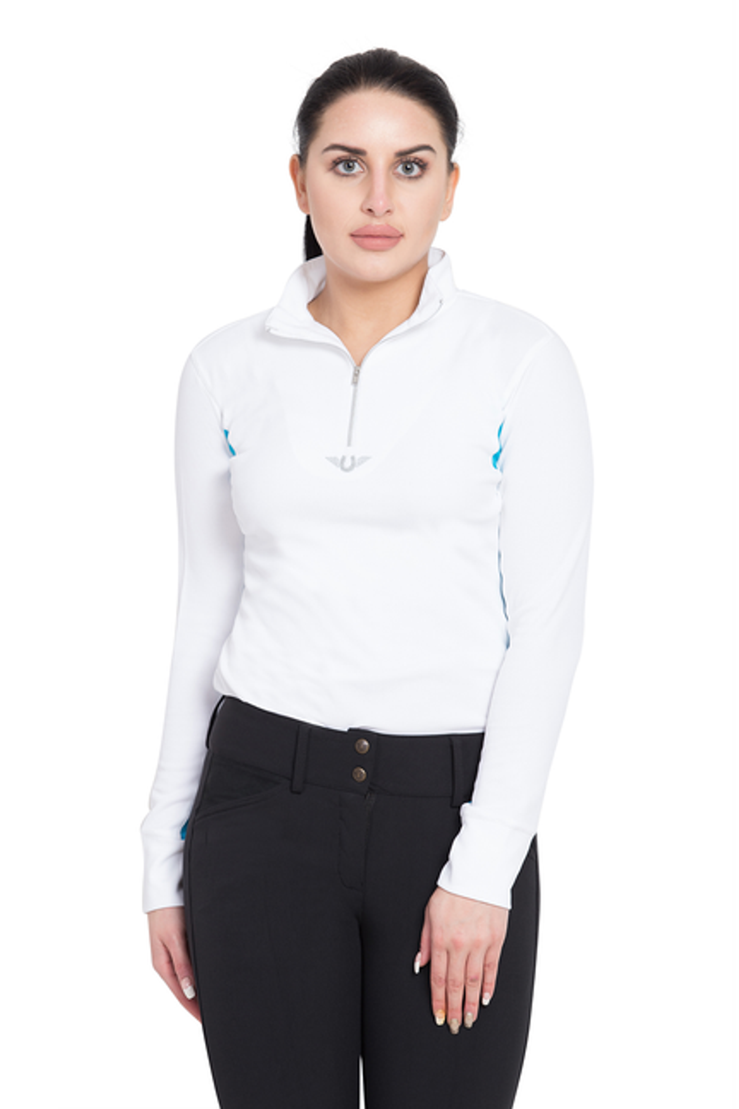 TuffRider Ladies Ventilated Technical Long Sleeve Sport Shirt