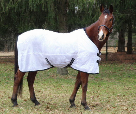 TuffRider Comfy MESH Fly Sheet - white 84 1 for horses Protection, Sheets, Horse Clothing