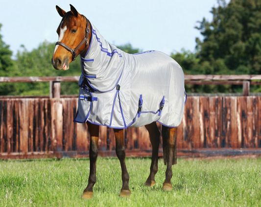 TuffRider Fly By Power Mesh Sheet - Quarry 87 1 for horses Protection, Sheets, Horse Clothing