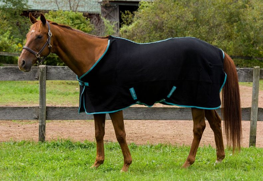 TuffRider Fleece Cooler Sheet - black 87 1 for horses Sheets, Coolers, Sheets & Slickers, Horse Clothing