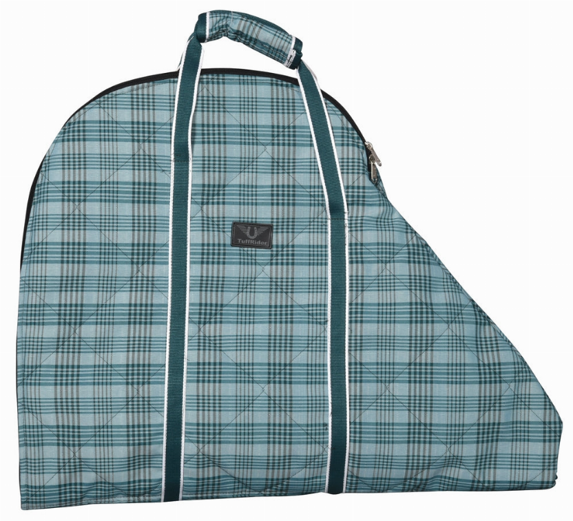 TuffRider Bonum Saddle Bag - Apparel & Gear, Bags, Bags Teal plaid High quality, durable, perfect for equestrian needs