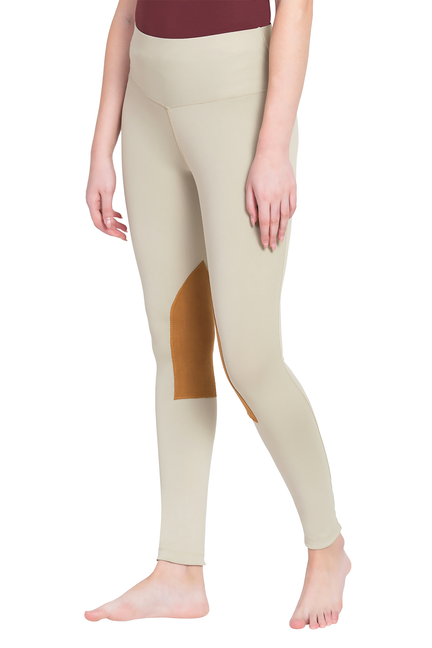 TuffRider Ladies Prime Tights - sea sand LARGE 1 for equestrians Apparel & Gear, Breeches Tights, Women's Bree...