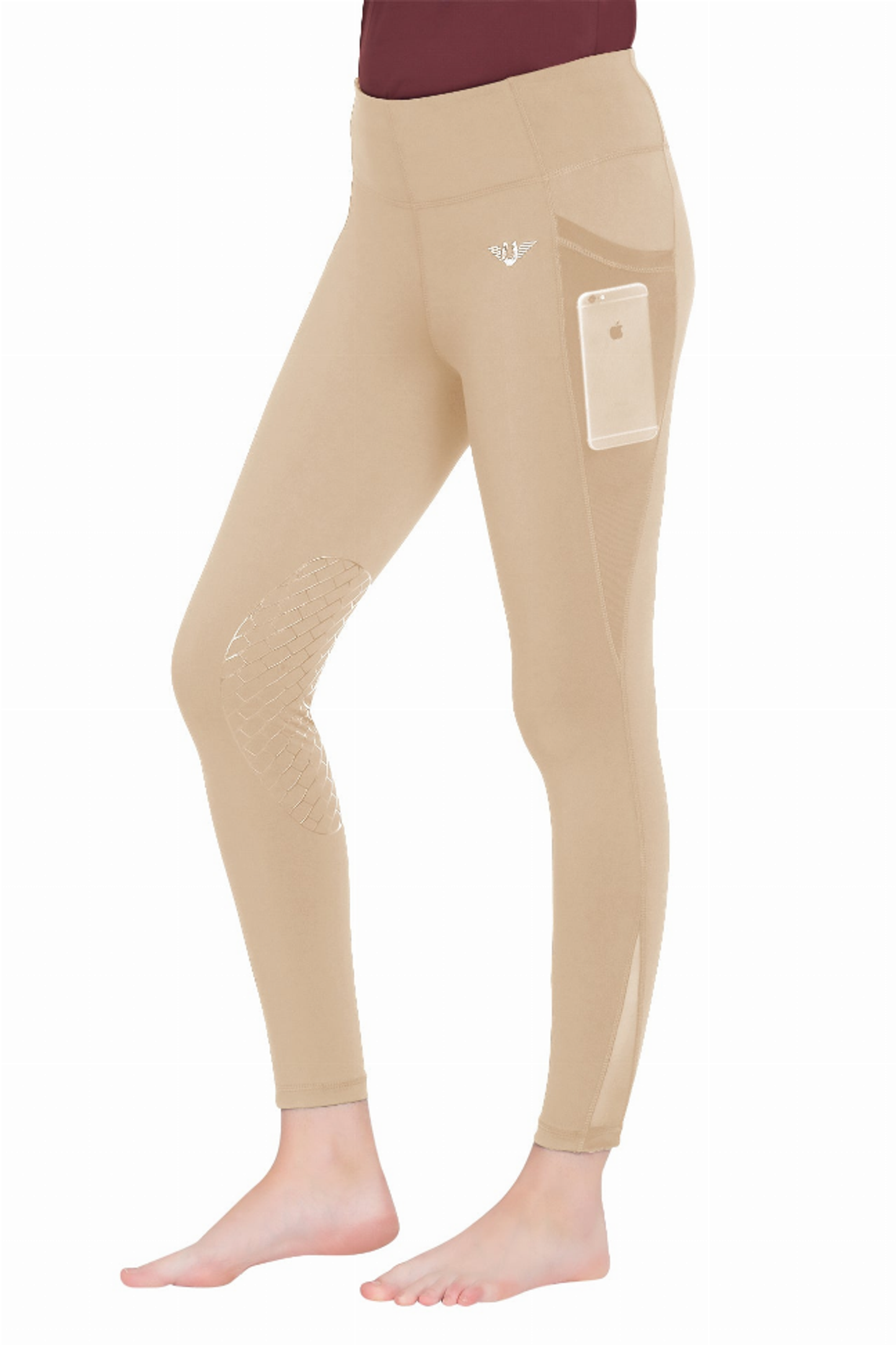 TuffRider Women Minerva Mesh Pocket EquiCool Tights