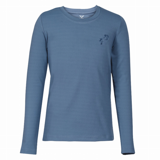 TuffRider Children's Whimsical EquiCool Long Sleeve Shirt - Ensign blue L 1 for equestrians Apparel & Gear, Long...