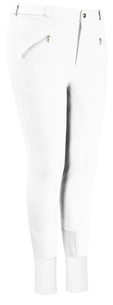 TuffRider Men's Cotton Full Seat Breeches - white 40 1 for equestrians Breeches, Apparel & Gear, ...