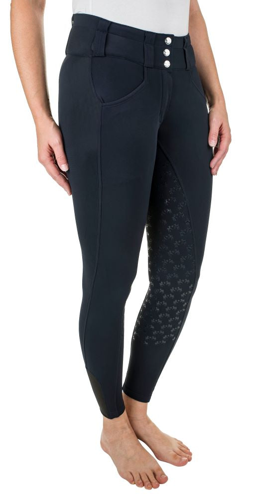 Equine Couture Ladies Nicole 3 Season Tight - XL 1 for equestrians Apparel & Gear, Breeches Tights, Women's Bree...