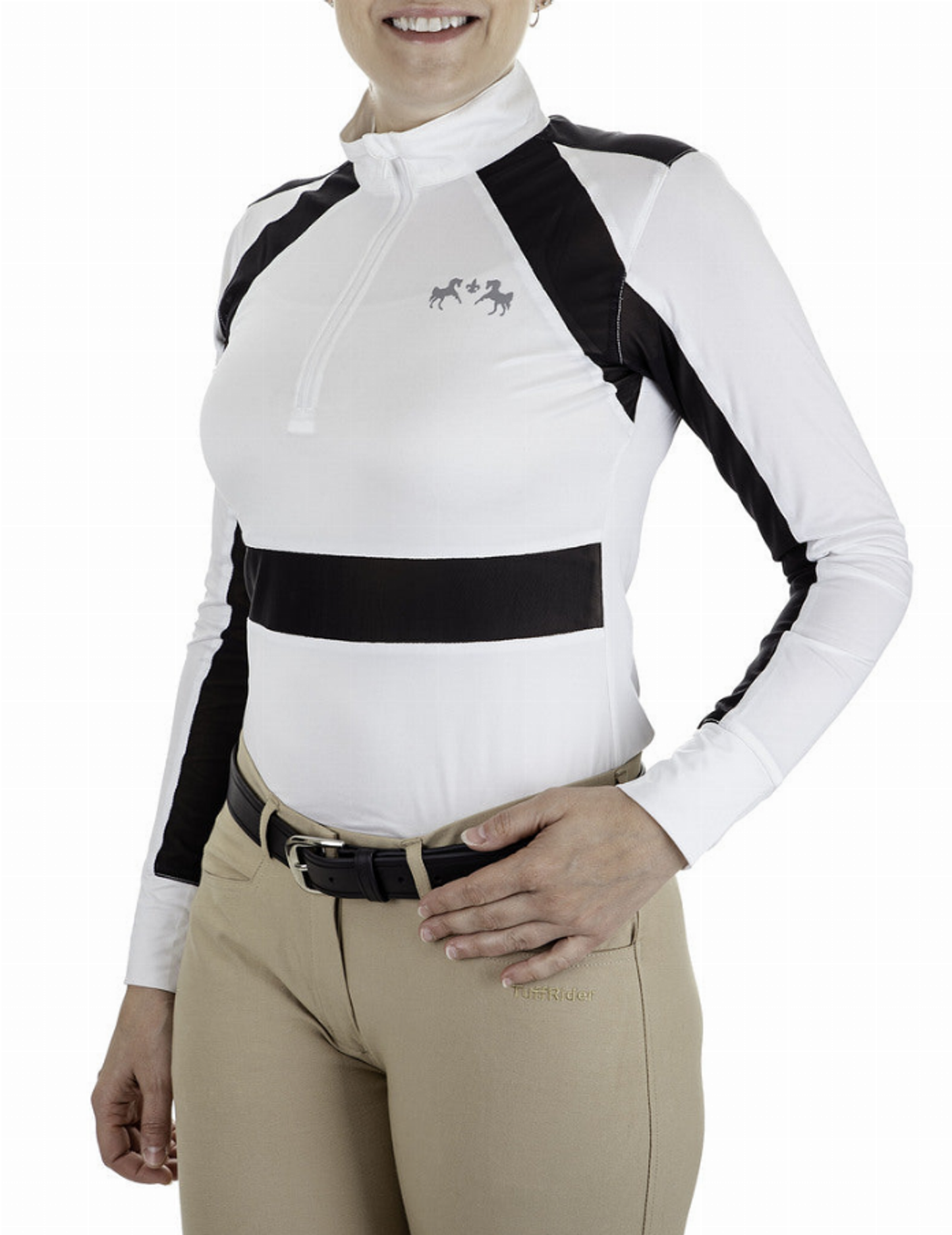 Equine Couture Ladies Nicolette Equicool Long Sleeve Show Shirt