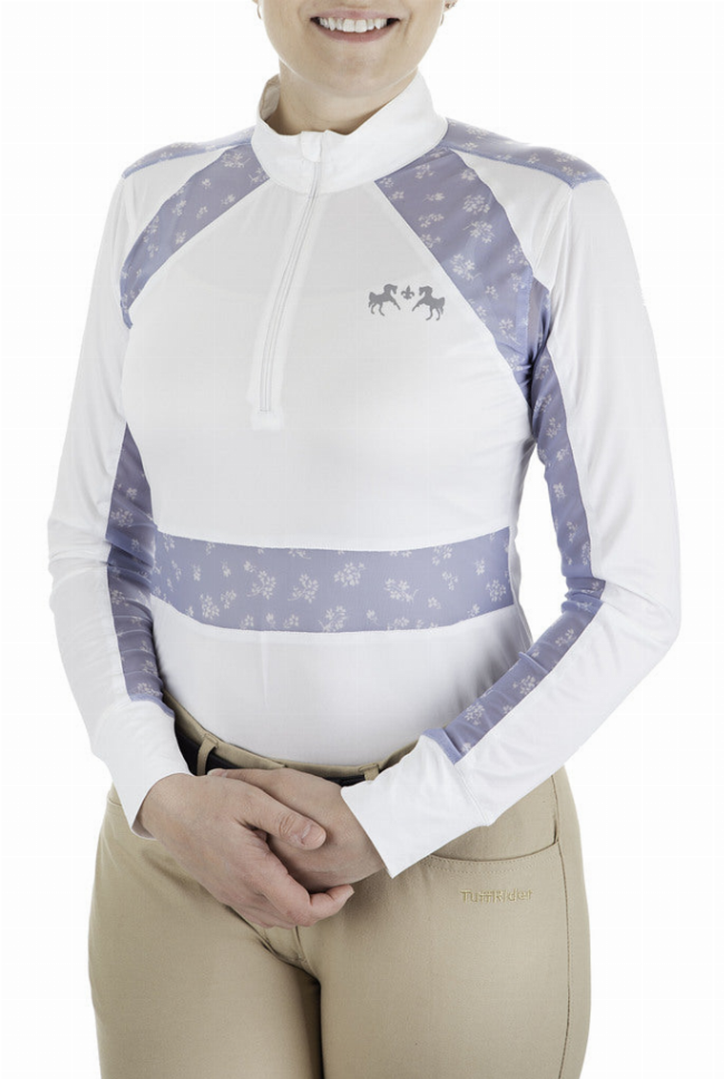 Equine Couture Ladies Nicolette Equicool Long Sleeve Show Shirt