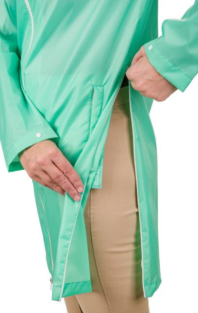 Equine Couture Ladies Downpour Rain Jacket - Sea green 3X 1 for equestrians Apparel & Gear, Jackets Vests, Out...