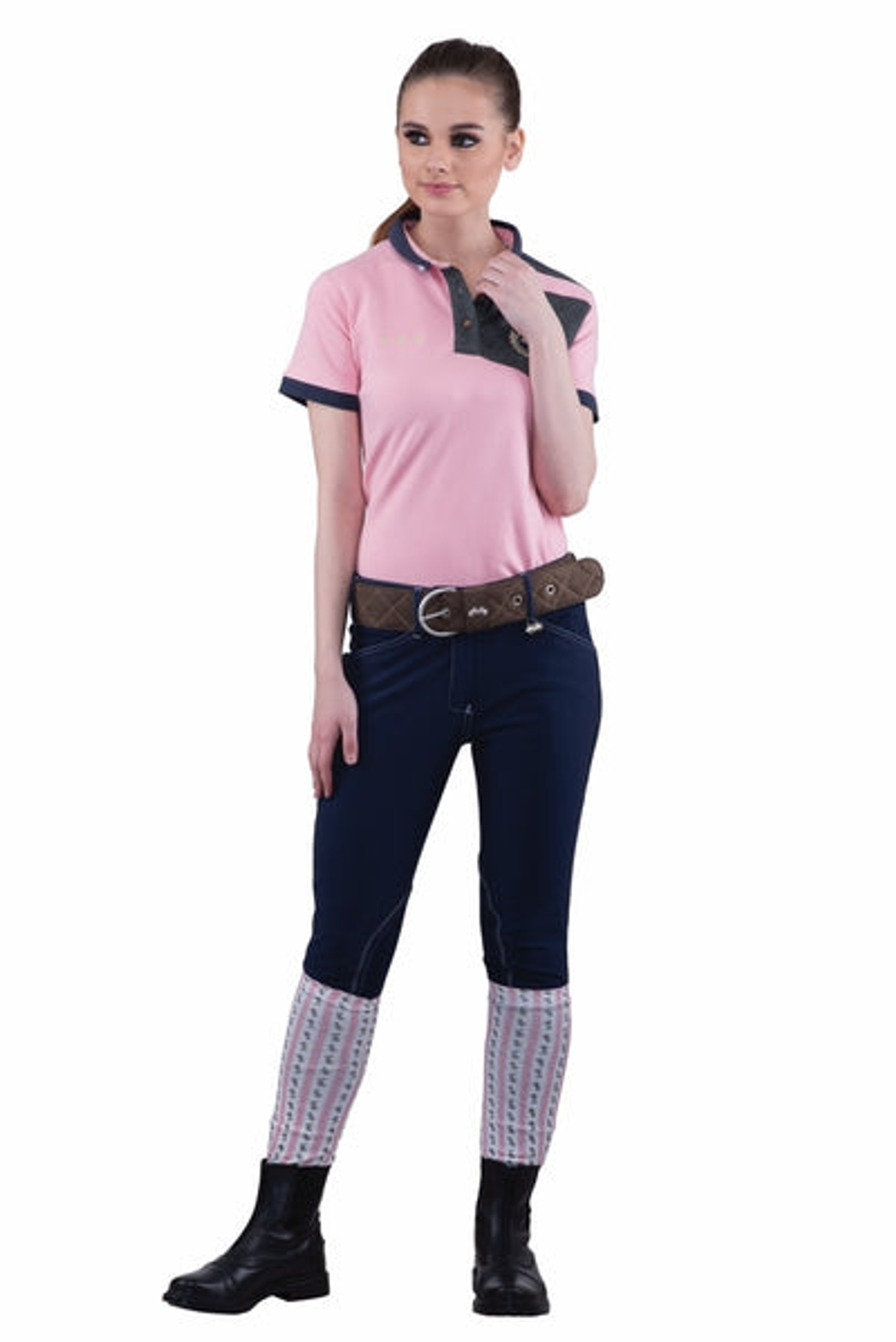 Equine Couture Ladies Sportif Natasha Knee Patch Breeches