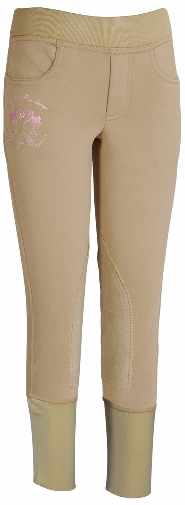 Equine Couture Children's Riding Club Pull-On Winter Breeches - Safari 6 1 for equestrians Apparel & Gear, Breec...