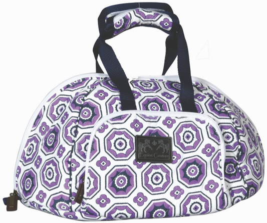 Equine Couture Kelsey Equestrian Helmet Bag - Purple 1 for equestrians Apparel & Gear, Bags, Bags