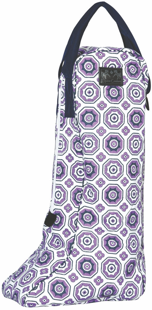 Equine Couture Kelsey Equestrian Boot Bag - Purple 1 for equestrians Apparel & Gear, Bags, Bags