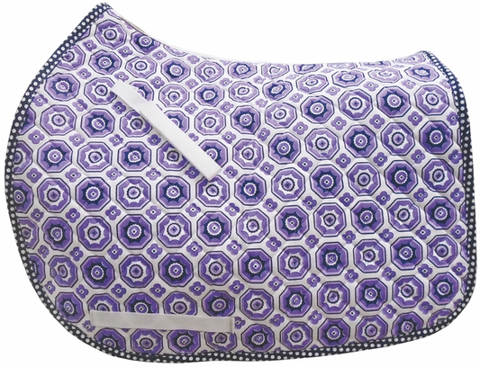 Equine Couture Kelsey All Purpose Saddle Pad - purple STANDARD 1 for horses English Tack, Pads