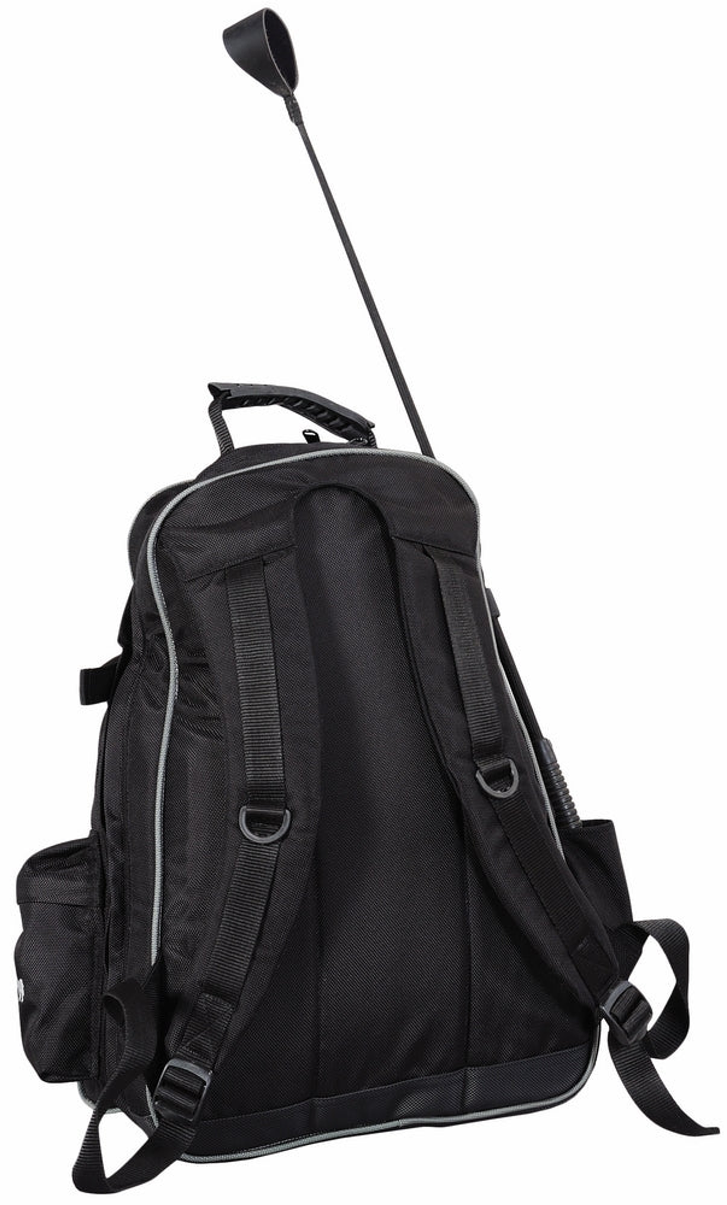 Equine Couture Pro Backpack - Apparel & Gear, Backpacks, Bags Black w/silver piping