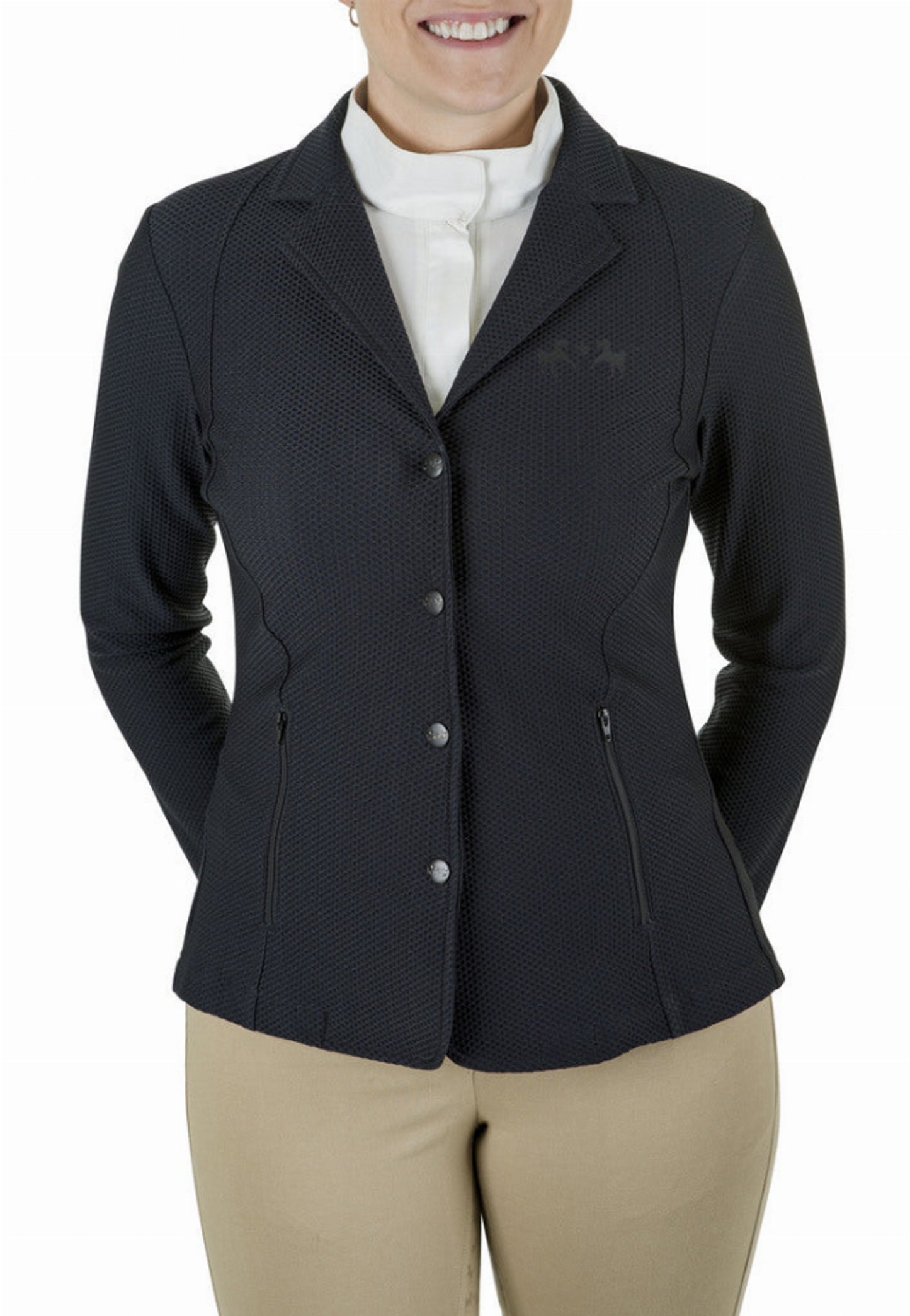 Equine Couture Ladies EquiVent Sport Show Coat - Black XXXL 1 for equestrians Coats, Apparel & Gear, Women'...